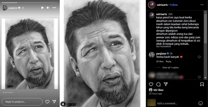 Panji Zoni Kenang Mendiang Ayah kala Sang Kakak Curhat Soal Ujian Hidup