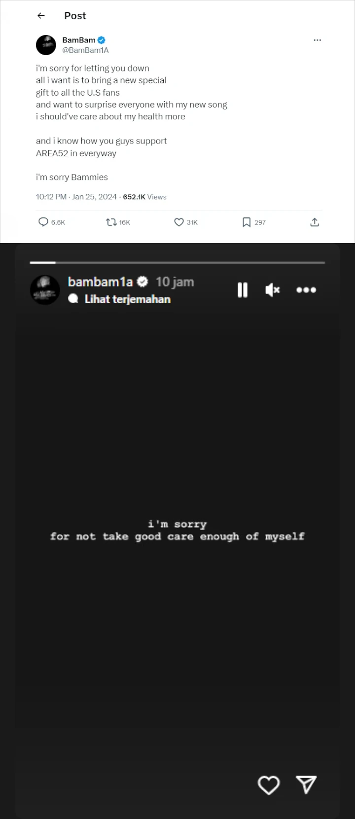 BamBam GOT7 Sampaikan Maaf usai Mendadak Batalkan Tur Konser Solo