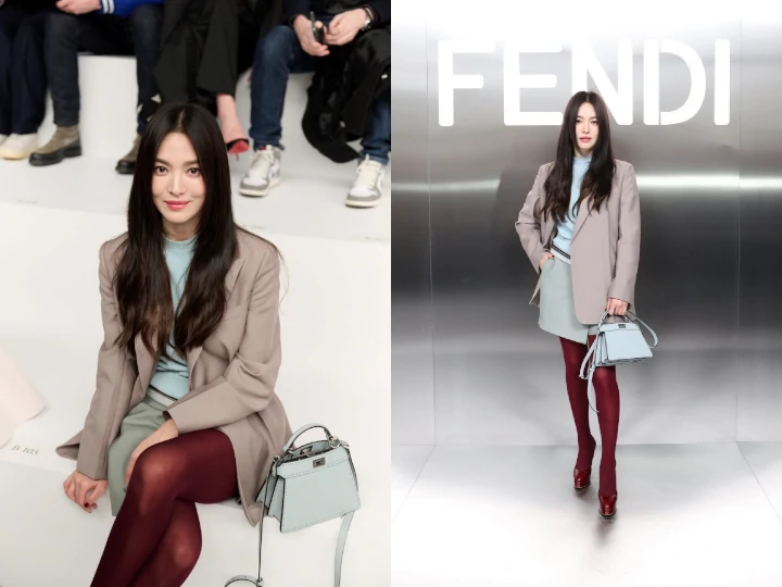 Song Hye Kyo Gandengan dengan Pria Tampan di Fendi Couture 2024