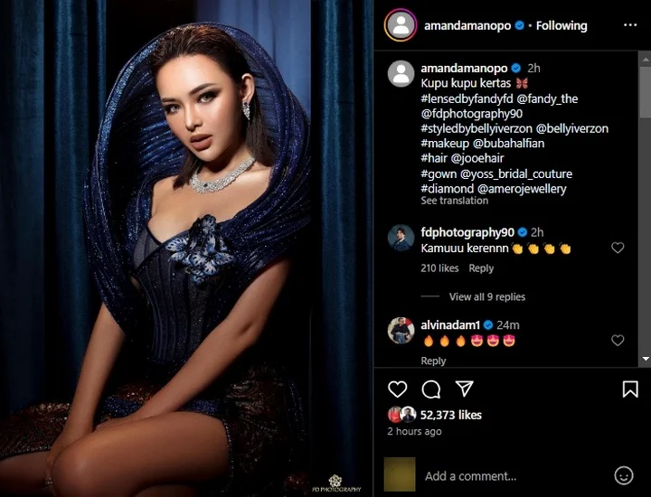 Penampilan Terbaru Amanda Manopo pasca Diet hingga dituding Oplas