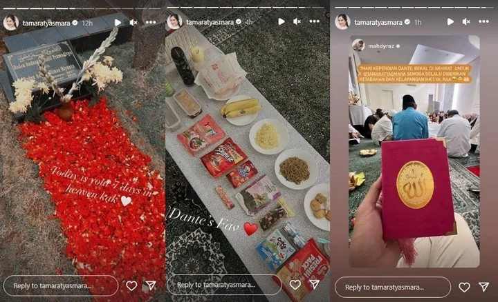 Tamara Tyasmara Gelar Pengajian untuk Mendiang Anak