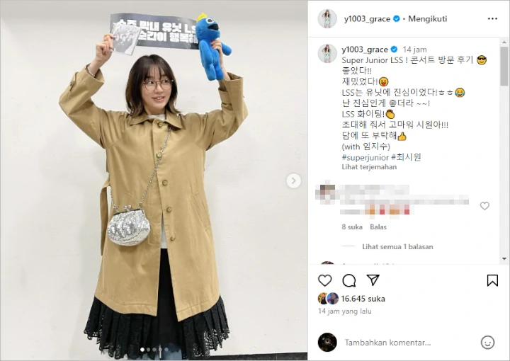 Choi Siwon Spesial Undang Yoon Eun Hye ke Konser Super Junior L.S.S