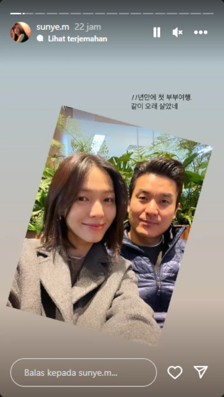 Sunye eks Wonder Girls dan Pak Suami Tampan Perdana Liburan sejak 11 Tahun Menikah