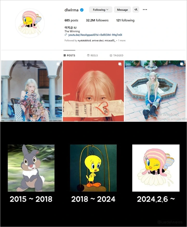 IU Bikin Geger lantaran Mendadak Ganti Foto Profil Instagram