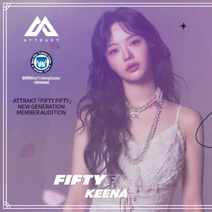 Keena FIFTY FIFTY Siap Comeback Bareng Member Baru usai ATTRAKT Buka Audisi