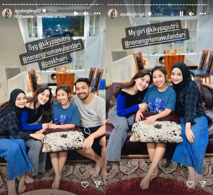 Ayu Ting Ting Temui Kiky Saputri, Sebar Undangan Nikah?
