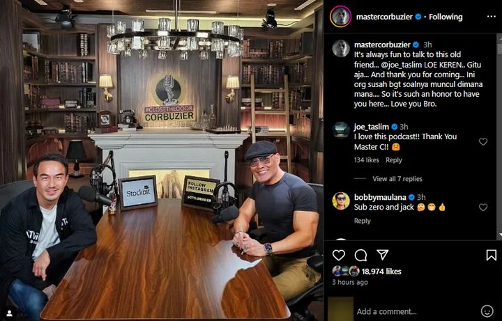 Deddy Corbuzier dan Joe Taslim Kolaborasi Bareng
