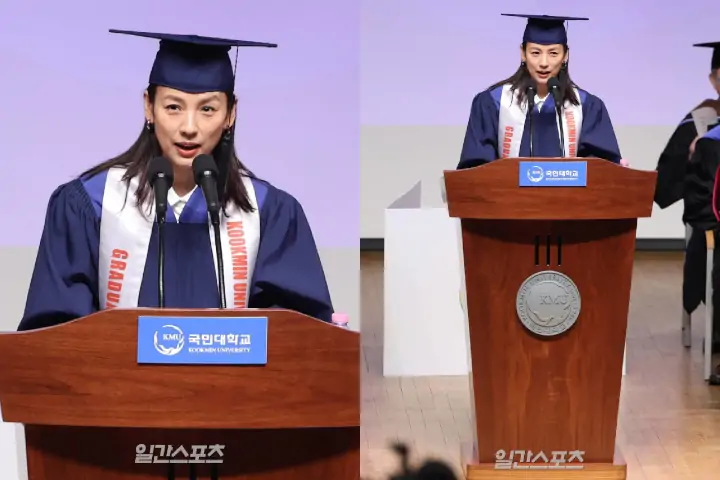Lee Hyori Perdana Sampaikan Pidato Penuh Makna di Wisuda Universitas Kookmin