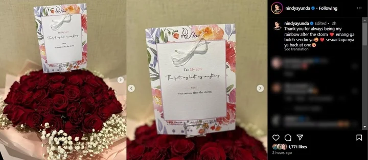 Nindy Ayunda Diduga Punya Pacar Baru