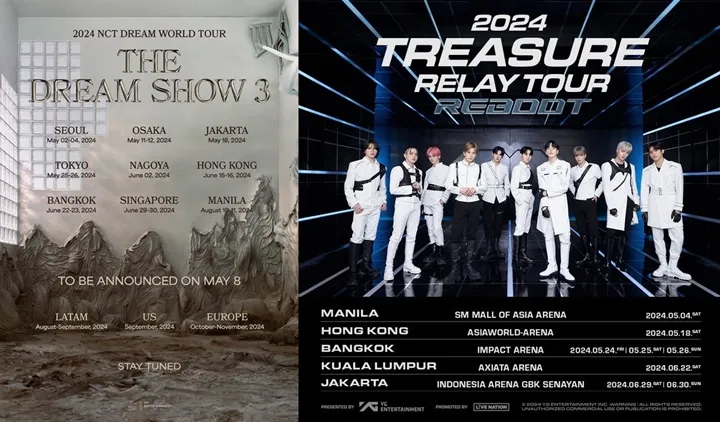 NCT Dream dan TREASURE Kompak Bikin Jantungan usai Umumkan Bakal Konser di Jakarta