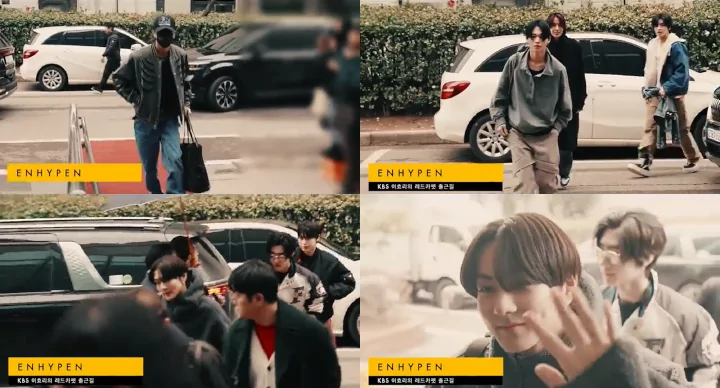 Heeseung dan Ni-Ki Pamer Rambut Baru saat ENHYPEN OTW Syuting Progam Lee Hyori
