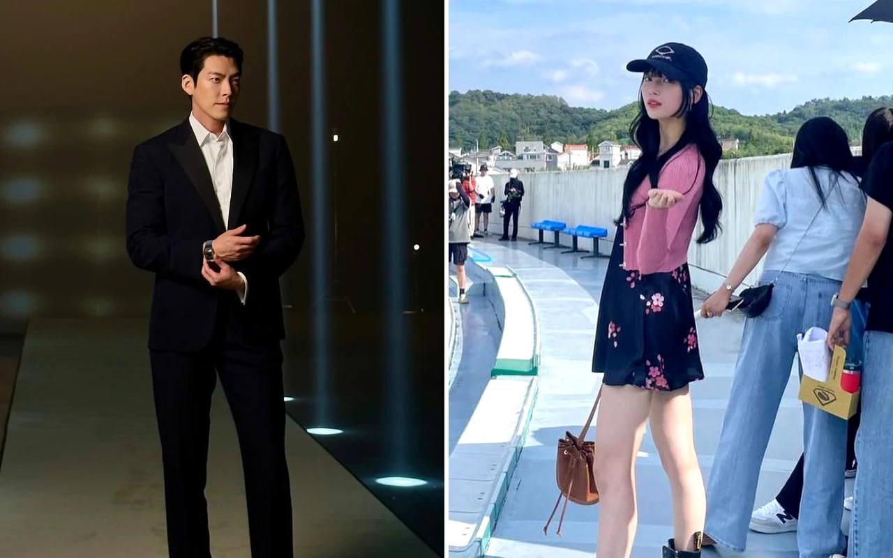 Outfit Kim Woo Bin Bikin Ngakak saat Kepergok Syuting Bareng Suzy
