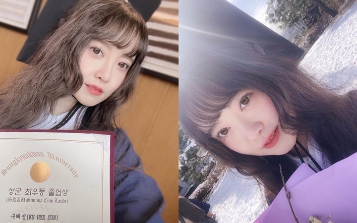 Koo Hye Sun Pamer Ijazah Summa Cumlaude dari Universitas Sungkyunkwan
