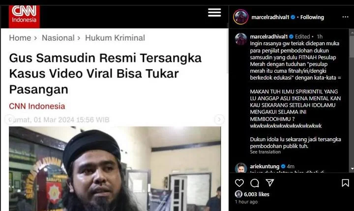 Marcel Radhival Pesulap Merah Sentil Menohok Gus Samsudin