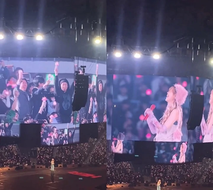 Park Myung Soo Sambat Perkara Lightstick saat Nonton Konser IU