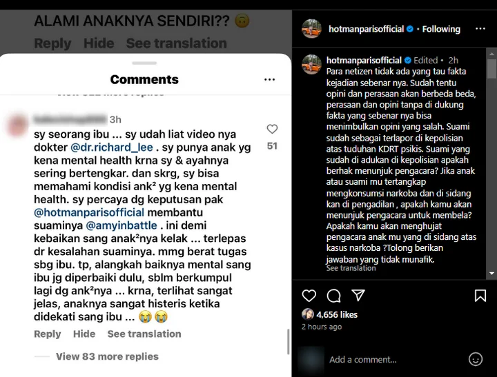 Hotman Paris Minta Netizen Tak Munafik Soal Kasus Amy