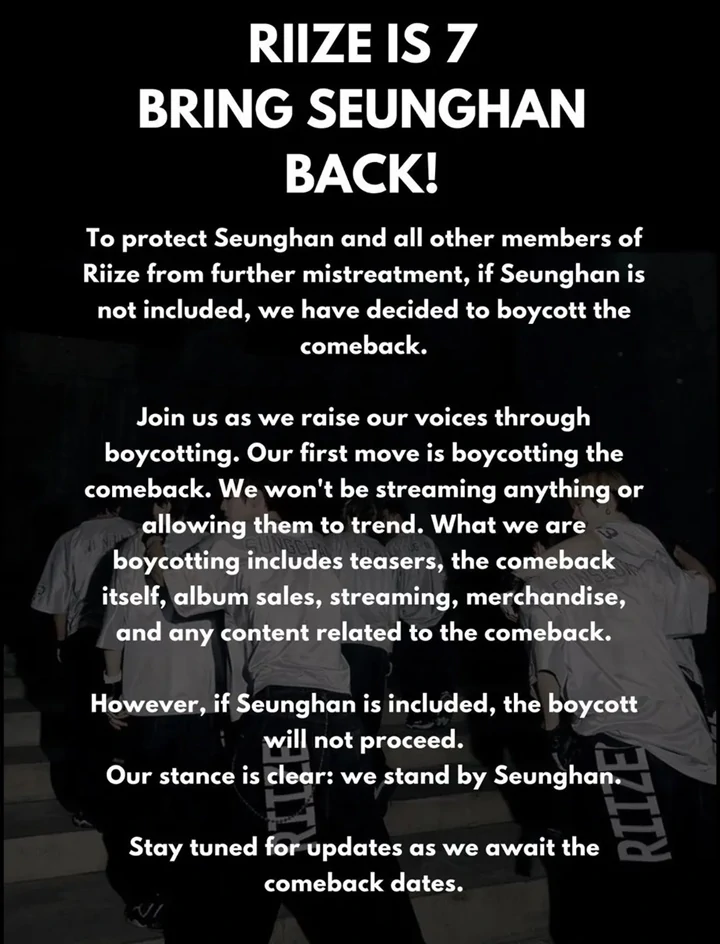 Comeback RIIZE Terancam Diboikot Fans Buntut Kontroversi Para Member