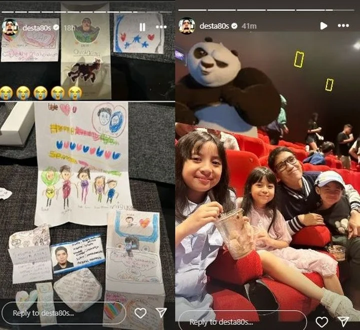 Desta Ajak Anak Nobar usai Dibuat Menangis kala Didoakan Rujuk Lagi dengan Natasha Rizky