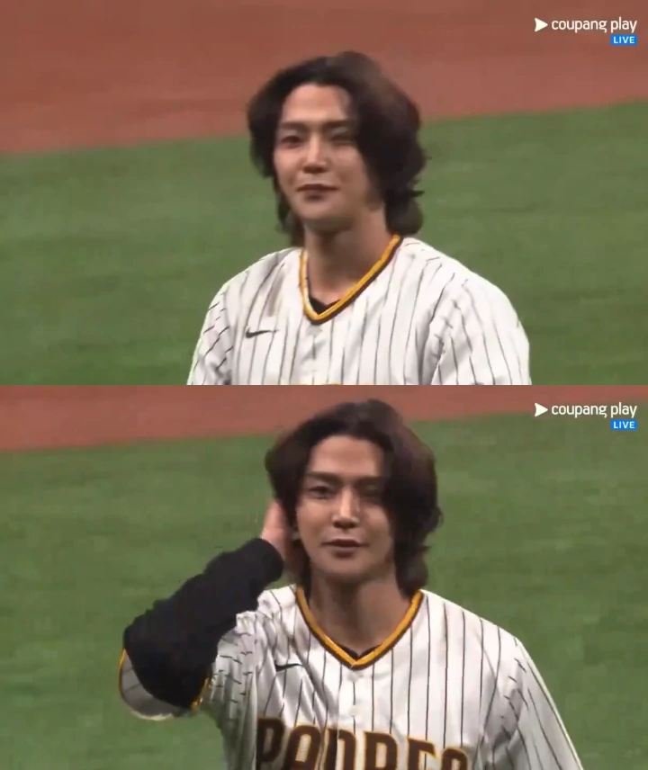 Rowoon Bikin Heboh saat Pamerkan Rambut Gondrong di MLB World Series 2024