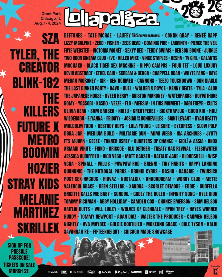 IVE Pecah Telor Dampingi Stray Kids Tampil di Lollapalooza 2024