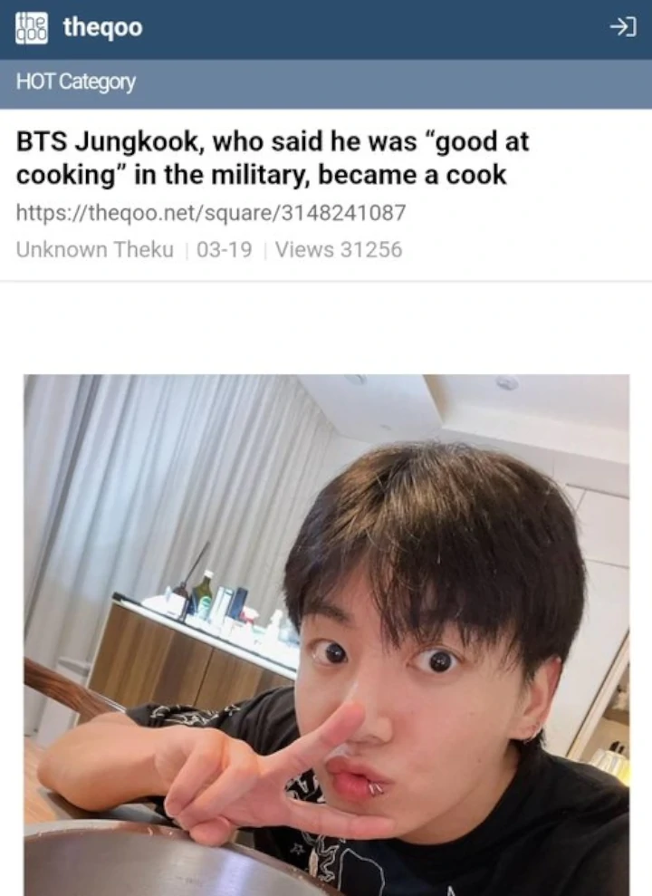 Jungkook BTS Dapat Julukan Baru usai Terungkap Jadi Koki saat Wamil