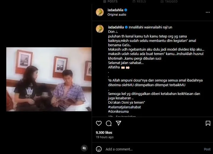 Iis Dahlia Ungkap Kebaikan Donny Kesuma