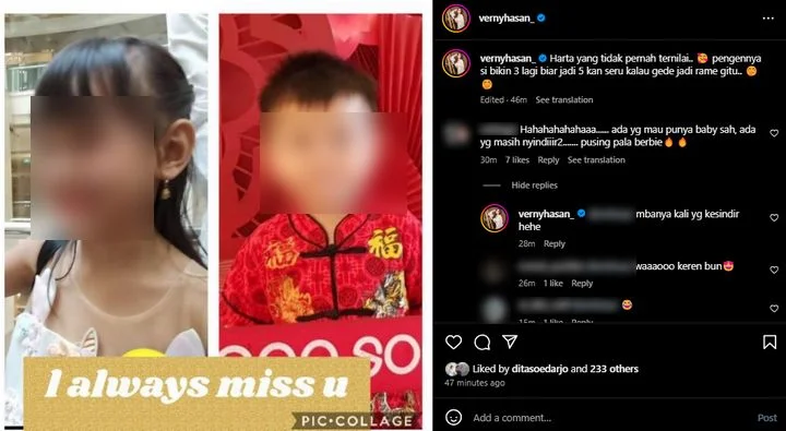 DJ Verny Hasan Pajang Potret Anak di Tengah Kabar Kehamilan Istri Denny Sumargo