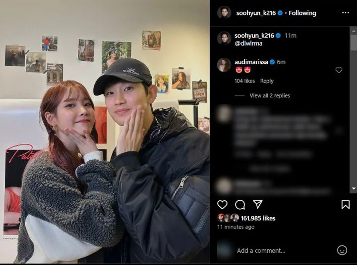 IU dan Kim Soo Hyun Reunian Bak Bestie Sejati