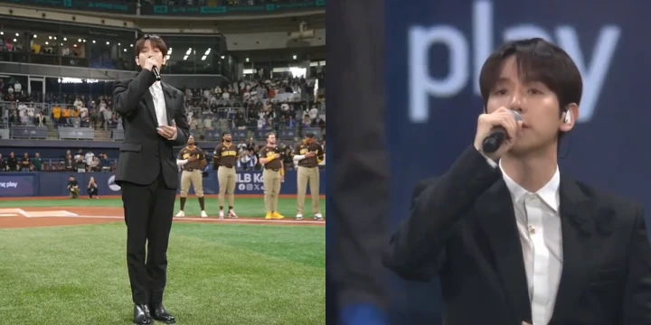 Baekhyun EXO Deg-degan Parah kala Tampil di MLB Seoul Series 2024