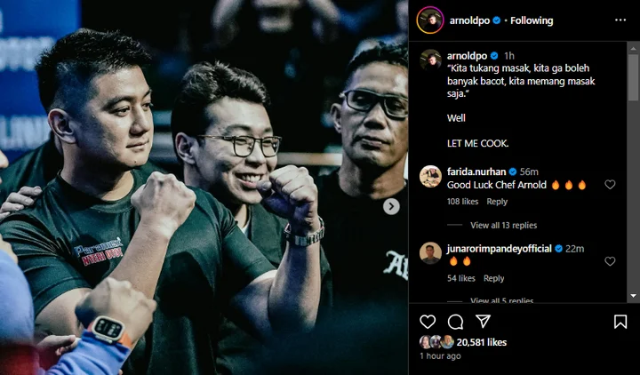 Farida Nurhan Dukung Chef Arnold Tinju Lawan Codeblu