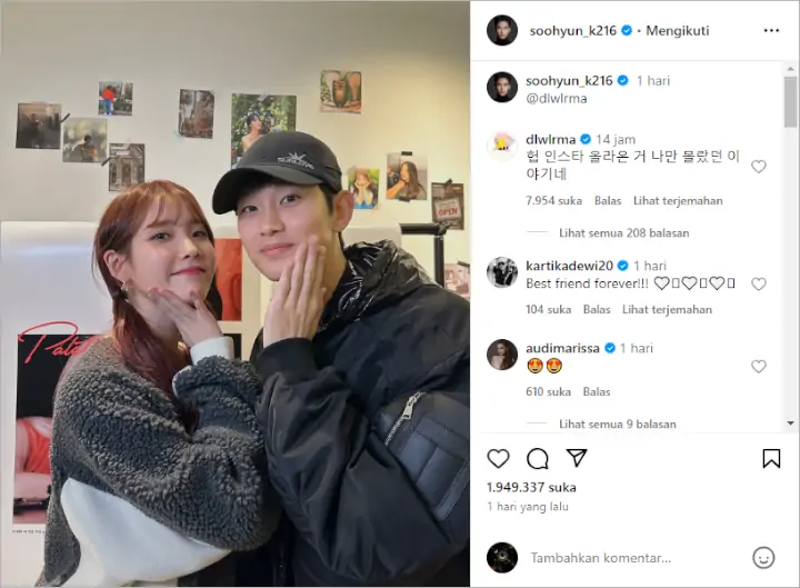 IU Ledek Kim Soo Hyun Gegara Aksi Barbar di Konser \'H.E.R.\'