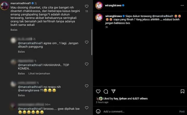 Marcel Radhival Ingin Kena Santet