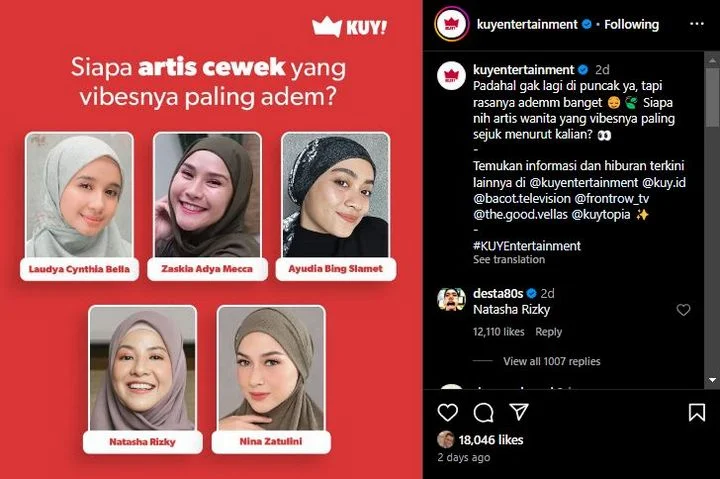 Desta Puji Natasha Rizky Punya Vibes Adem