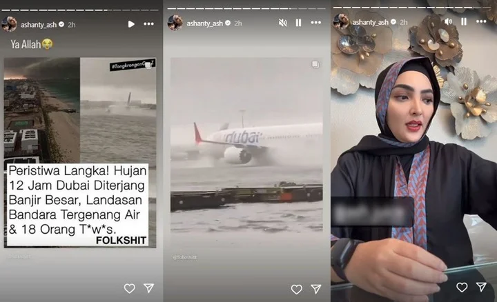 Ashanty pasca Terjebak Banjir di Mal Dubai