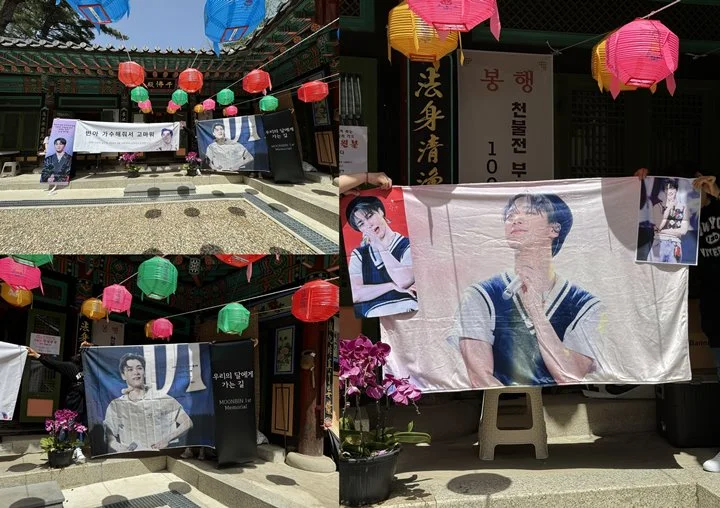 Peringatan Setahun Moonbin ASTRO Meninggal Buat Lokasi ‘Moon\'s Space’ Dipadati Fans