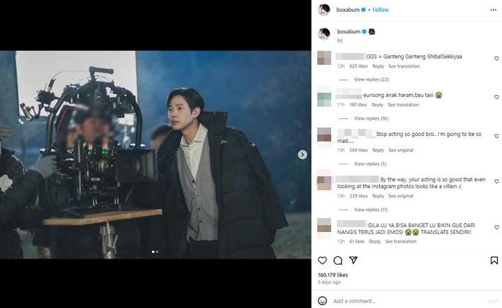 Instagram Park Sung Hoon Digeruduk Massal Imbas Peran Jahat di \'Queen of Tears\'