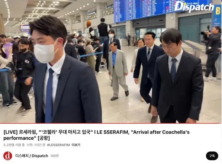 Sosok Kontroversial Curi Fokus Netizen Korea di Tengah Kedatangan LE SSERAFIM di Bandara