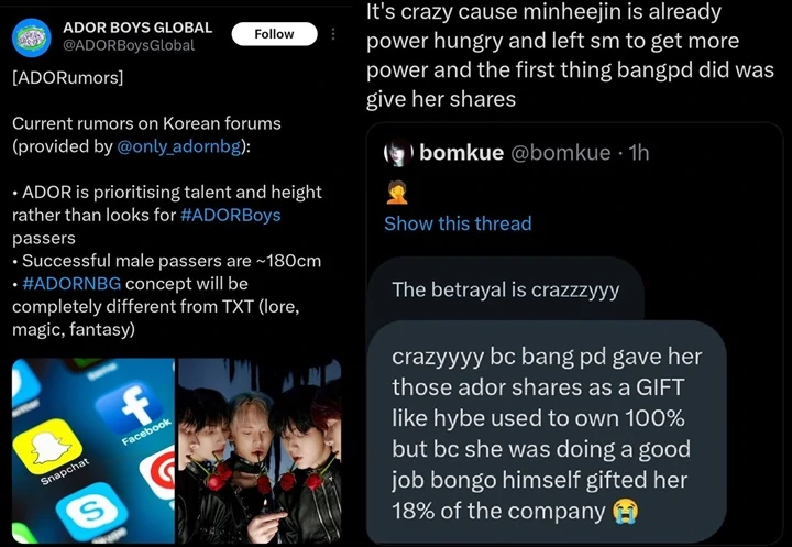 Min Hee Jin Bos NewJeans Dicurigai Akan Debutkan Boy Grup Mirip TXT