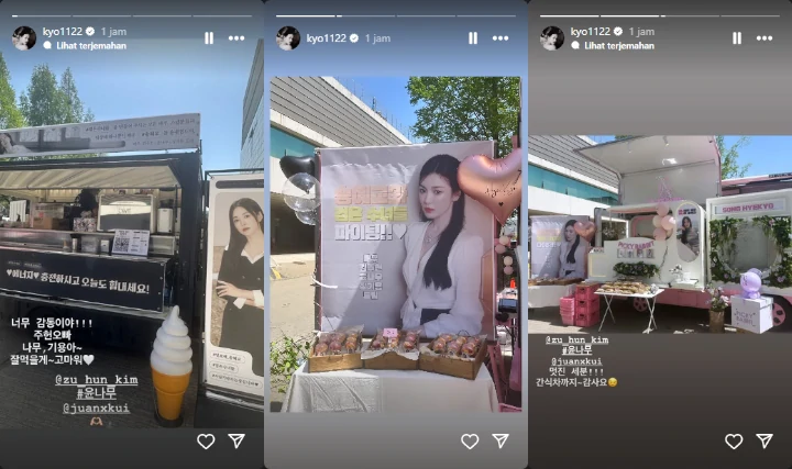 Song Hye Kyo Dibuat Tersentuh oleh Coffee Truck dari 3 Aktor Tampan
