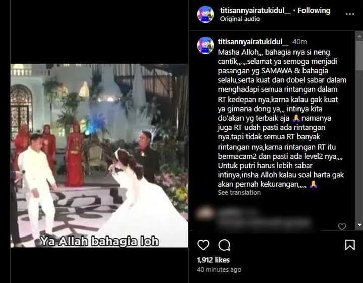 Putri Isnari Diramal Soal Rumah Tangga