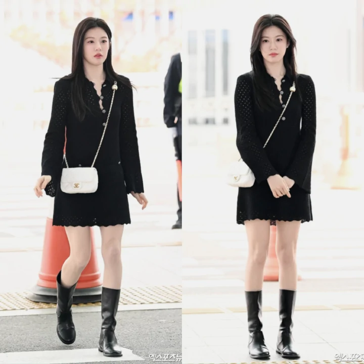 Go Yoon Jung Tampil Gemas Maksimal di Liputan Bandara Perdananya