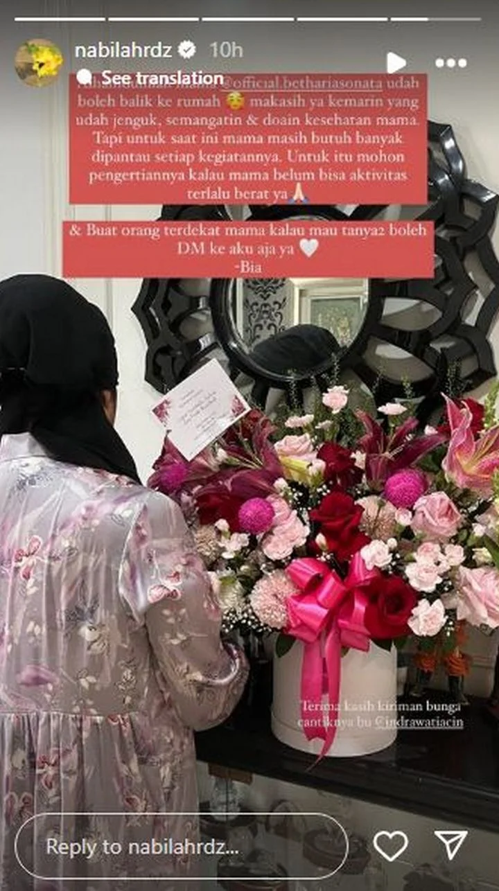 Kondisi Betharia Sonata pasca Terkena Stroke