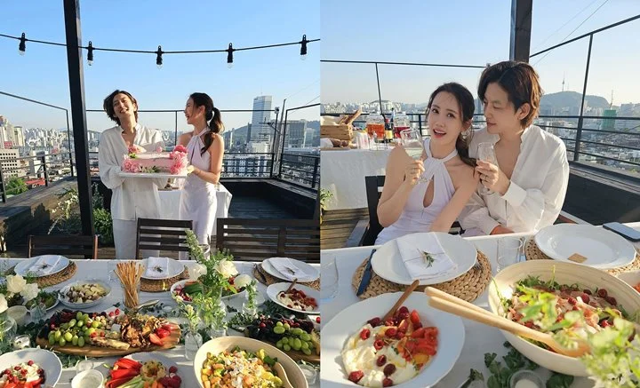 Se7en dan Lee Da Hae Rayakan Ulang Tahun Pernikahan Pertama dengan Pesta Mewah