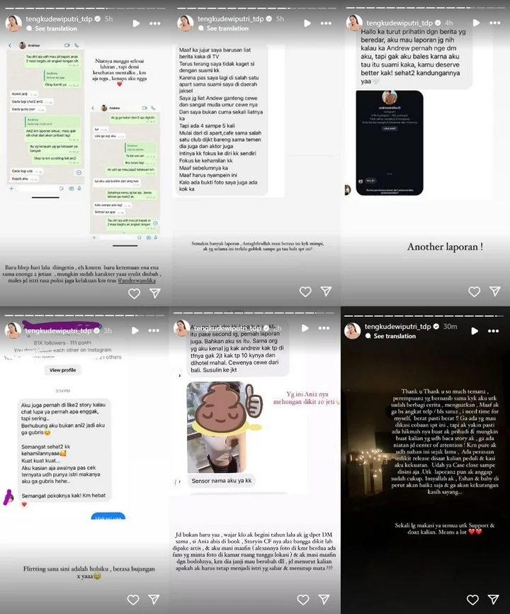 Tengku Dewi Bongkar Aib Selingkuh Andrew Andika