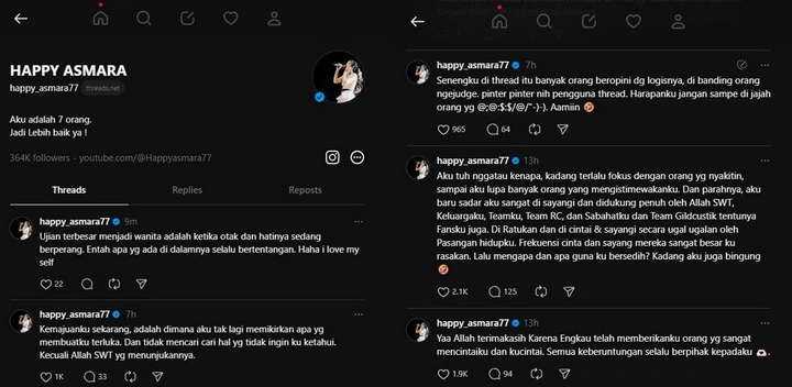 Curhat Nyesek Happy Asmara