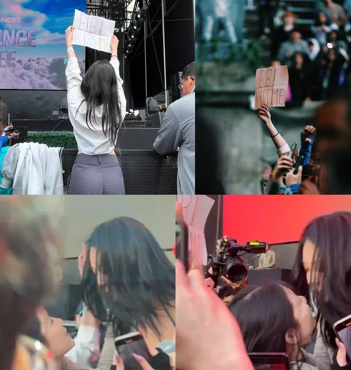 BIBI Bikin Heboh Gegara Cium Bibir Fans di Head In The Clouds Festival 2024