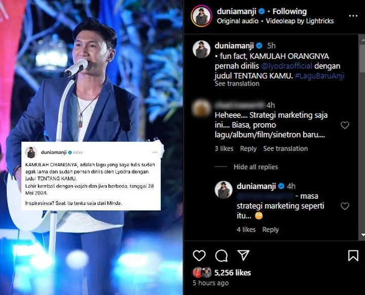 Anji Bantah Gimmick Perceraian