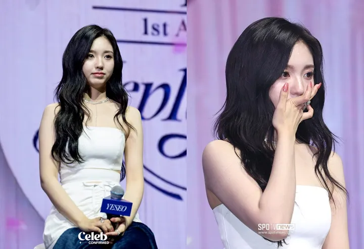 Kang Yeseo Kep1er Berderai Air Mata selama Showcase usai Perpanjangan Kontrak Gagal