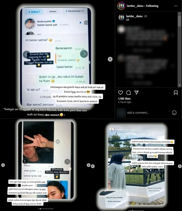 teuku Ryan Diduga PDKT ke Selebgram Cantik pasca Cerai dari Ria Ricis