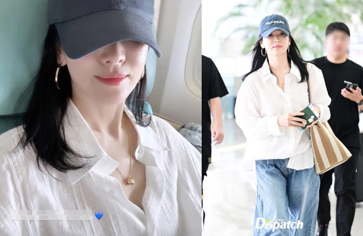 Song Hye Kyo Pancarkan Aura Tak Terandingi dengan Outfit Simpel